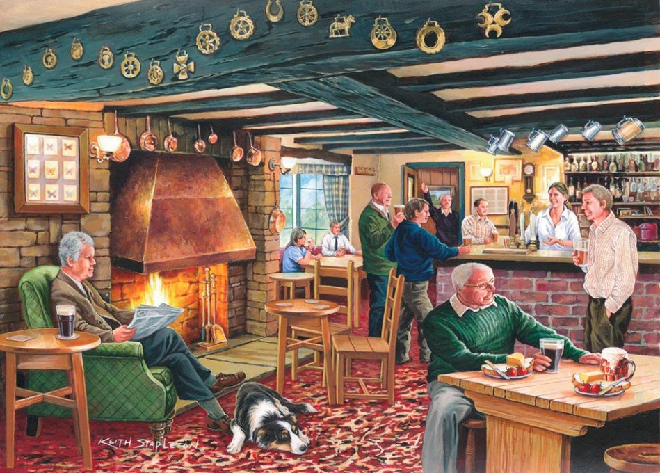 House Of Puzzles Mine's A Pint 500 Piece Jigsaw Puzzle HP0345