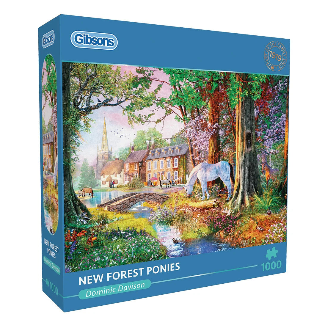 Gibsons New Forest Ponies 1000 Piece Jigsaw Puzzle G6397