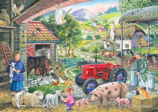 House Of Puzzles No 2 On The Farm 1000 Piece Jigsaw Puzzle HP0257