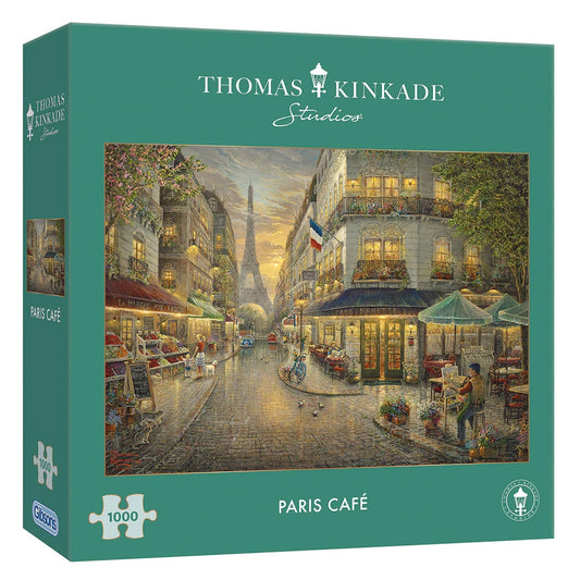Gibsons Thomas Kinkade Paris Cafe 1000 Piece Jigsaw Puzzle G6379