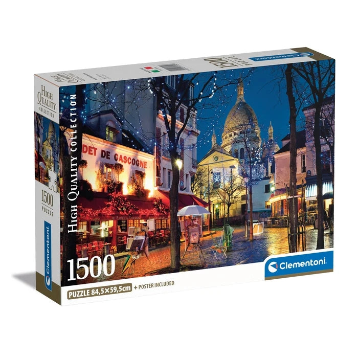 Clementoni Paris, Montmartre 1500 Piece Jigsaw Puzzle Toys 31709
