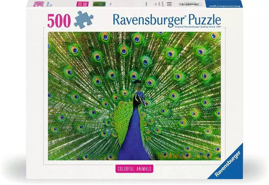 Ravensburger Peacock 500 Piece Jigsaw Puzzle 12001332