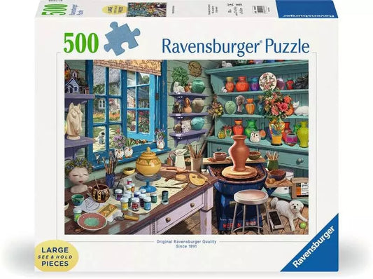 Ravensburger Pottery Studio 500 Piece Jigsaw Puzzle 12001357