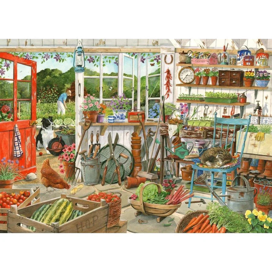House Of Puzzles Potting Shed 1000 Piece Jigsaw Puzzle HP0336