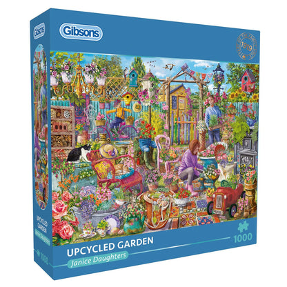 Gibsons Games Up-Cycled Garden 1000 Piece Jigsaw Puzzle Toys G6475