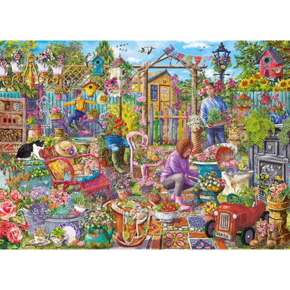 Gibsons Games Up-Cycled Garden 1000 Piece Jigsaw Puzzle Toys G6475