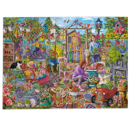 Gibsons Games Up-Cycled Garden 1000 Piece Jigsaw Puzzle Toys G6475