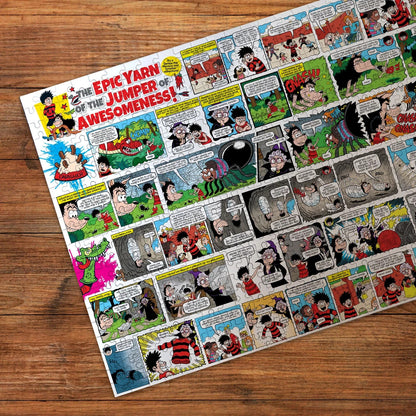 Gibsons Beano 75 Years Of Dennis The Menace 2 x 500 Piece Jigsaw Puzzle G5075