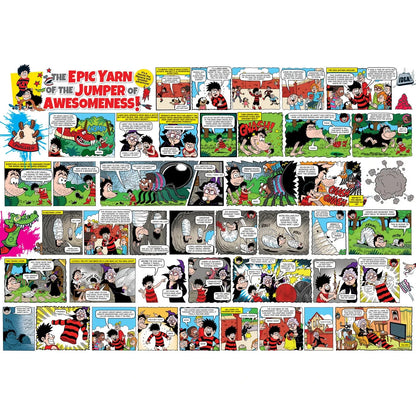 Gibsons Beano 75 Years Of Dennis The Menace 2 x 500 Piece Jigsaw Puzzle G5075