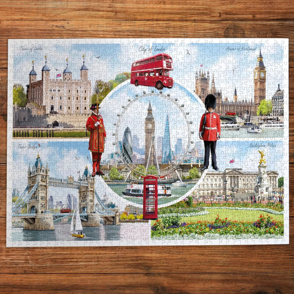 Gibsons Games A Look At London 1000 Piece Jigsaw Puzzle Toys G6478