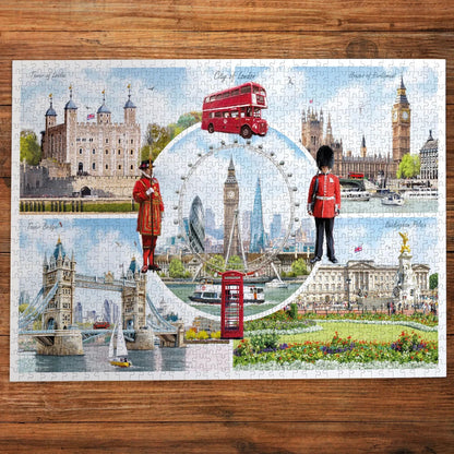 Gibsons Games A Look At London 1000 Piece Jigsaw Puzzle Toys G6478