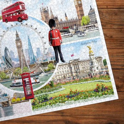 Gibsons Games A Look At London 1000 Piece Jigsaw Puzzle Toys G6478