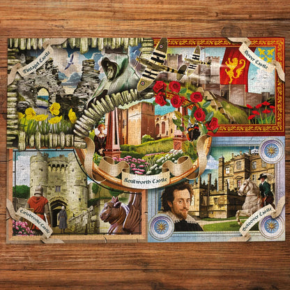 Gibsons Games English Heritage Castles Of England 1000 Piece Jigsaw Puzzle G7190