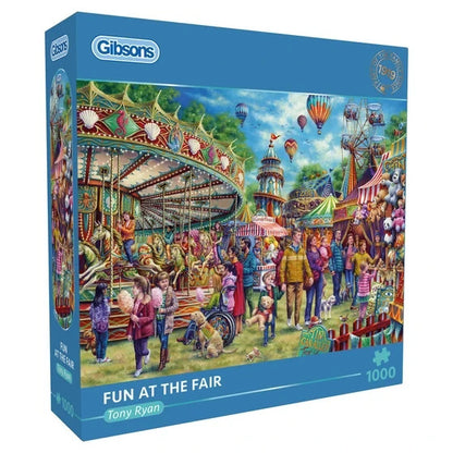 Gibsons Games Fun At The Fair 1000 Piece Jigsaw Puzzle Toys G6471