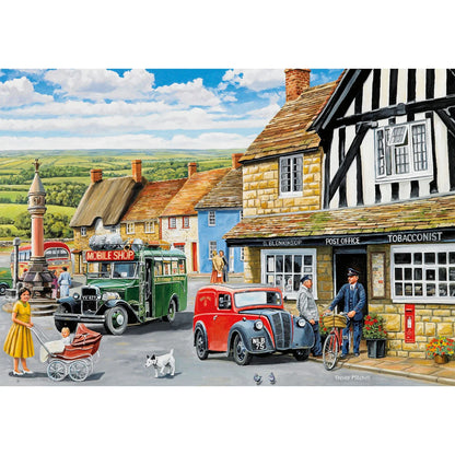 Gibsons Games Daily Deliveries 4 x 500 Piece Jigsaw Puzzle Toys G5072