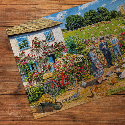 Gibsons Games Daily Deliveries 4 x 500 Piece Jigsaw Puzzle Toys G5072