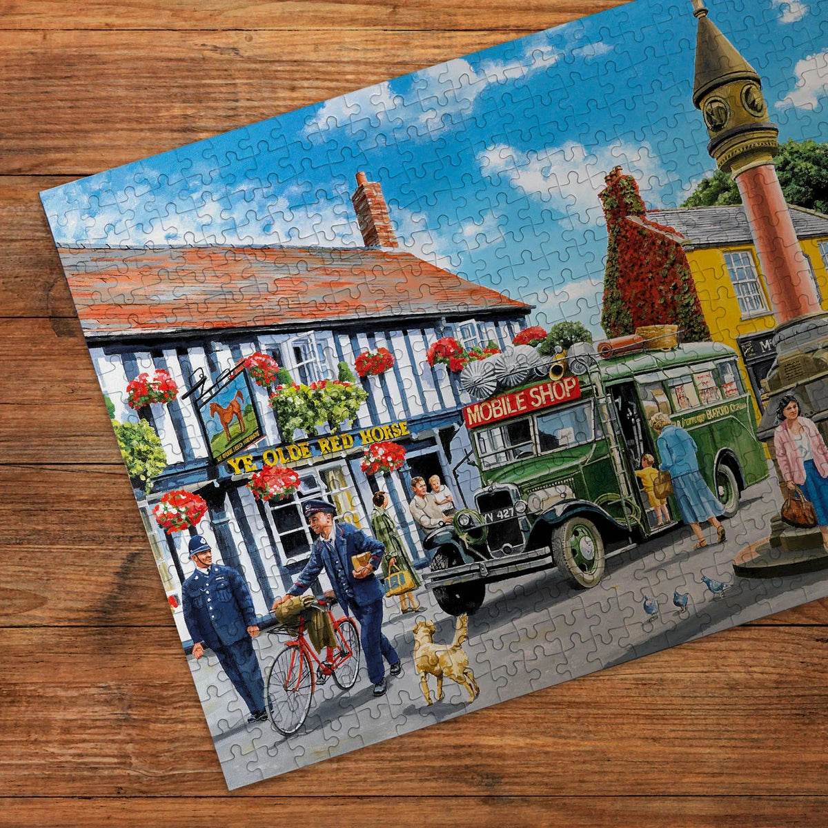 Gibsons Games Daily Deliveries 4 x 500 Piece Jigsaw Puzzle Toys G5072