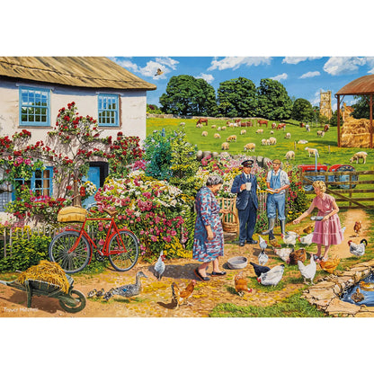 Gibsons Games Daily Deliveries 4 x 500 Piece Jigsaw Puzzle Toys G5072