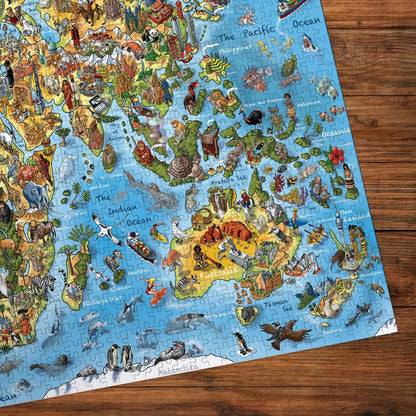 Gibsons Games Epic Earth 1000 Piece Jigsaw Puzzle Toys G7181