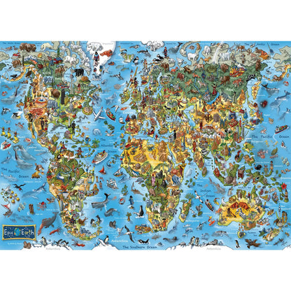 Gibsons Games Epic Earth 1000 Piece Jigsaw Puzzle Toys G7181