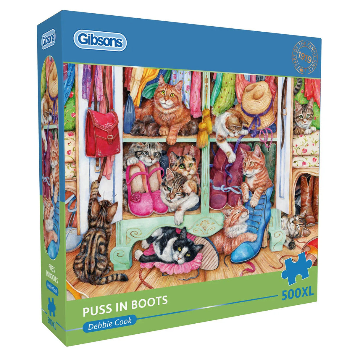 Gibsons Games Puss In Boots 500XL Piece Jigsaw Puzzle Toys G3573