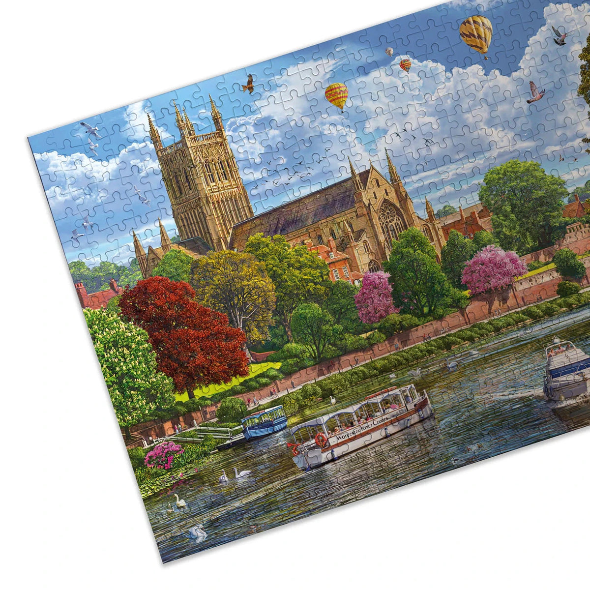 Gibsons Games Worcester From The River 500 Piece Jigsaw Puzzle Toy G3181