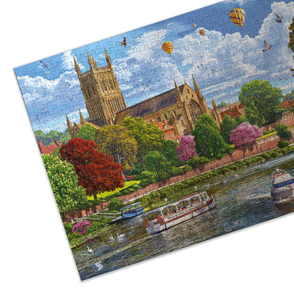 Gibsons Games Worcester From The River 500 Piece Jigsaw Puzzle Toy G3181