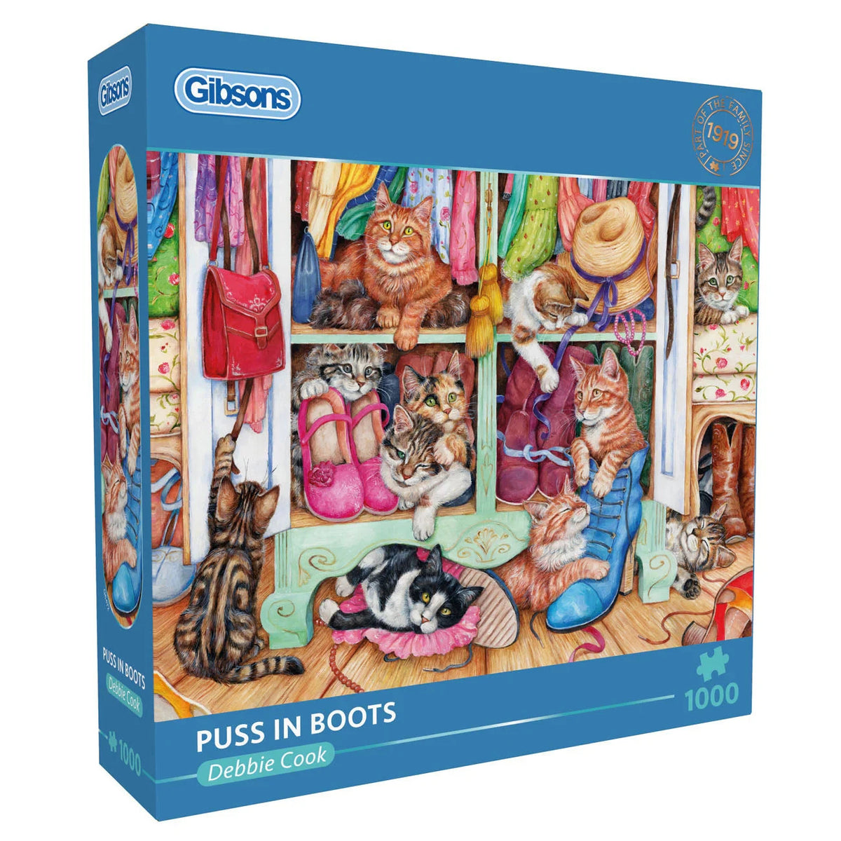 Gibsons Games Puss In Boots 1000 Piece Jigsaw Puzzle Toys G6472
