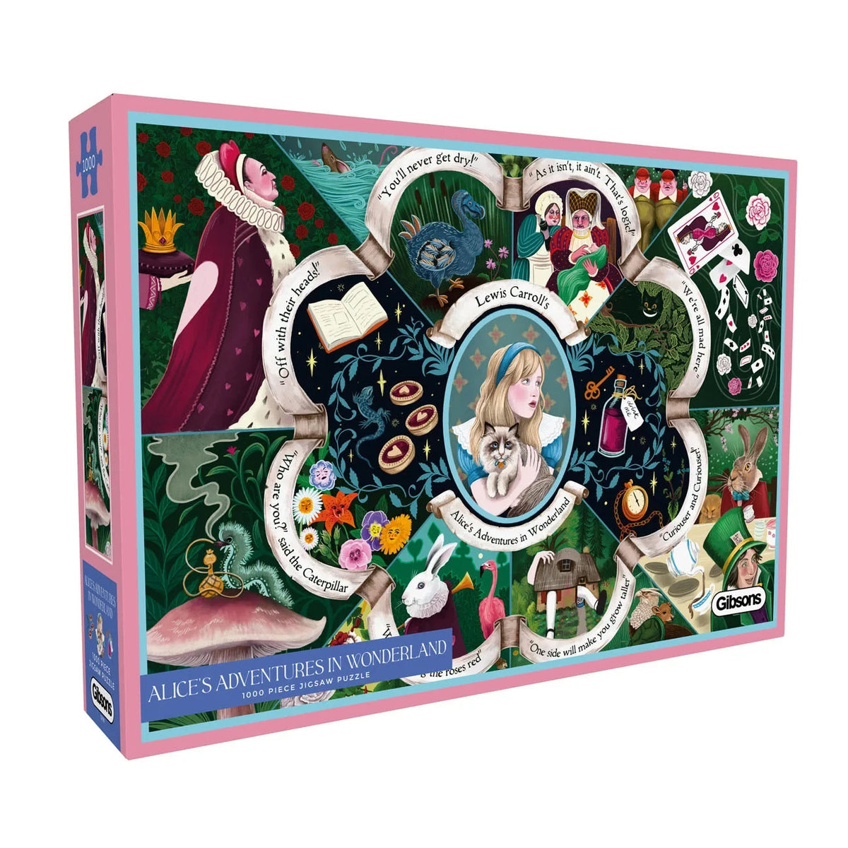 Gibsons Games Alice's Adventures In Wonderland 1000 Piece Jigsaw Puzzle G7191