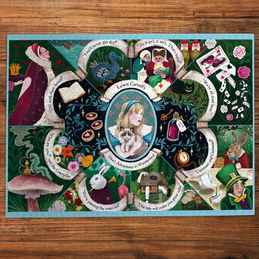 Gibsons Games Alice's Adventures In Wonderland 1000 Piece Jigsaw Puzzle G7191