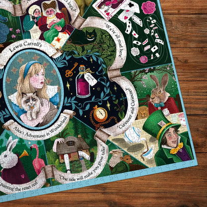 Gibsons Games Alice's Adventures In Wonderland 1000 Piece Jigsaw Puzzle G7191