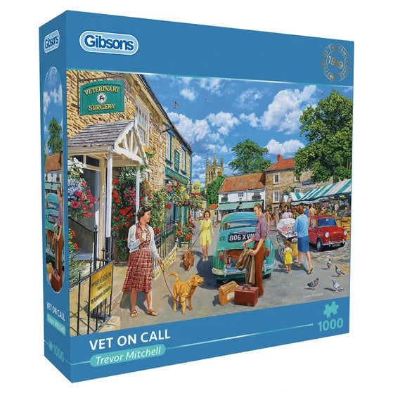 Gibsons Games Vet On Call 1000 Piece Jigsaw Puzzle Toys G6482