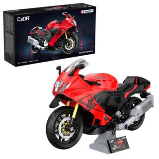 CaDA 1:12 Suzuki Hayabusa Motorbike Model Kit, 299 Pieces, C62051W