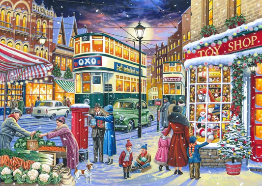 House Of Puzzles No19: Catching The Tram 1000 Piece Jigsaw Puzzle Toys HP0548
