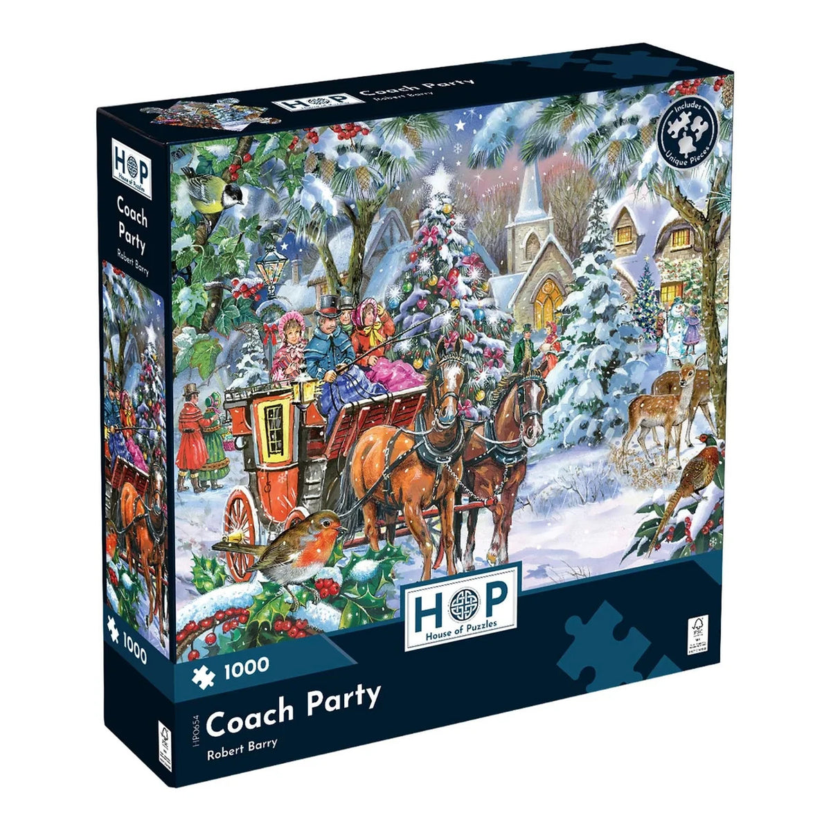 House Of Puzzles Coach Party 1000 Piece Jigsaw Puzzle Toys HP0654