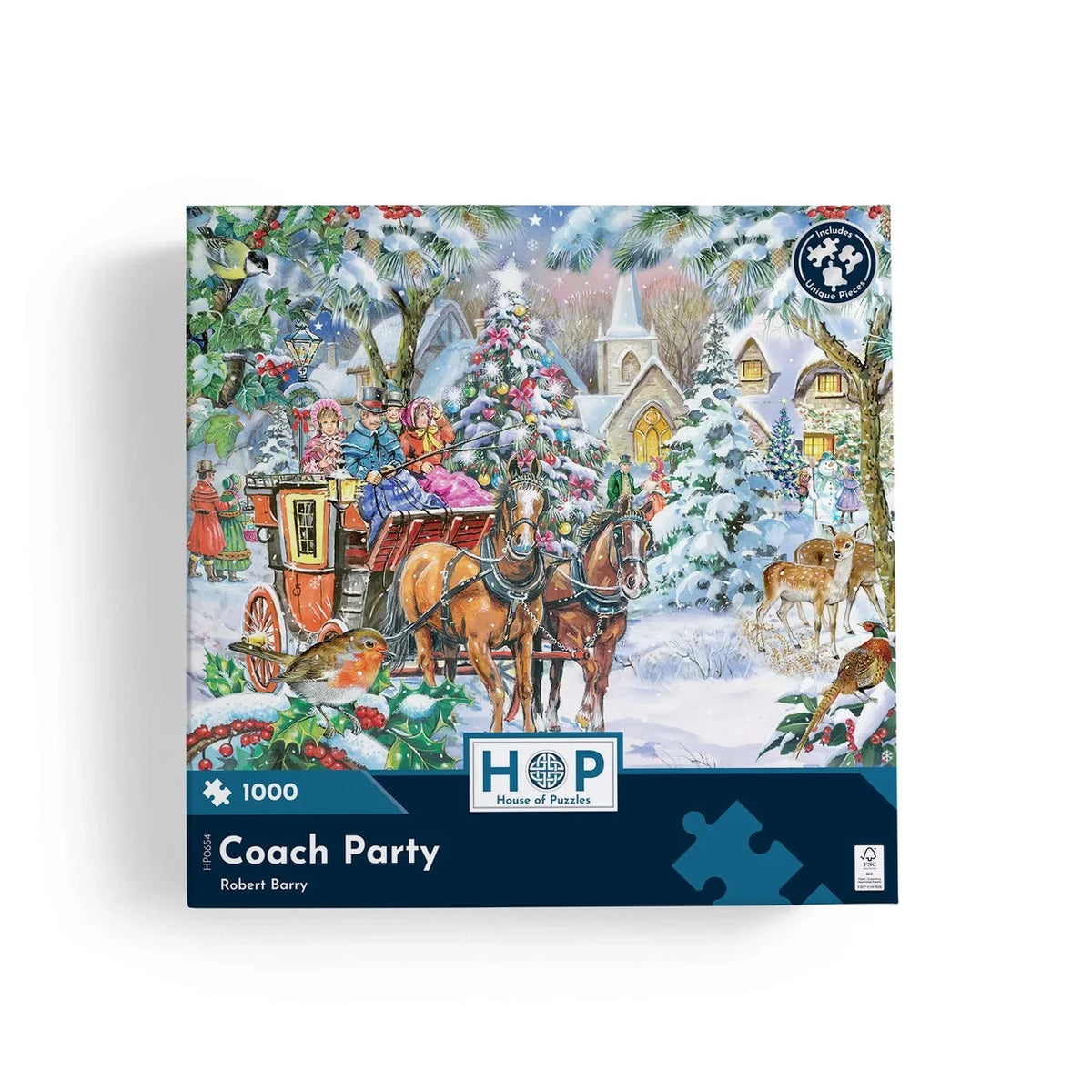 House Of Puzzles Coach Party 1000 Piece Jigsaw Puzzle Toys HP0654