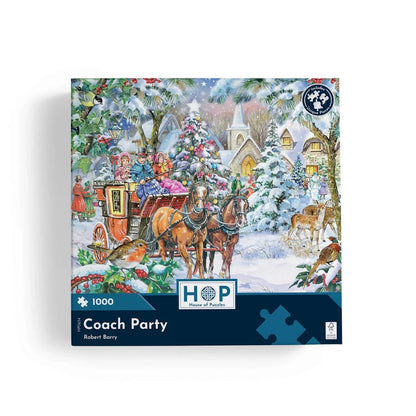 House Of Puzzles Coach Party 1000 Piece Jigsaw Puzzle Toys HP0654