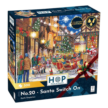 House Of Puzzles No.20 Santa Switch On 500 Piece Jigsaw Puzzle Toys HP0716