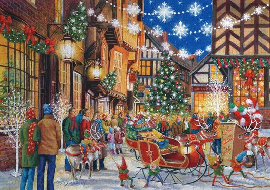House Of Puzzles No.20 Santa Switch On 500 Piece Jigsaw Puzzle Toys HP0716