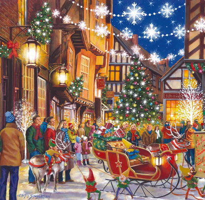 House Of Puzzles No.20 Santa Switch On 500 Piece Jigsaw Puzzle Toys HP0716