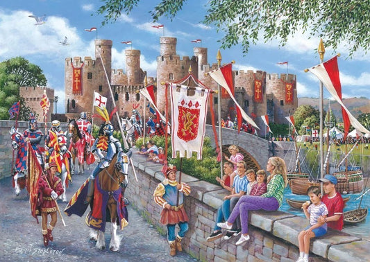 House Of Puzzles Conwy Castle 150 Piece Tube Puzzle Toys RTHP0802