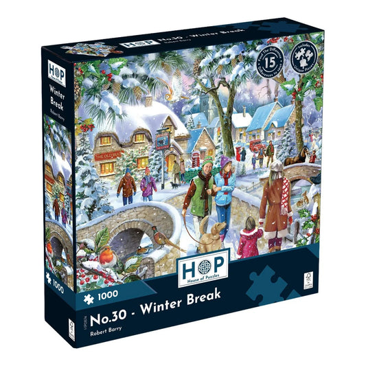 House Of Puzzle No.30 Winter Break Find The Difference 1000 Piece Jigsaw HP0874