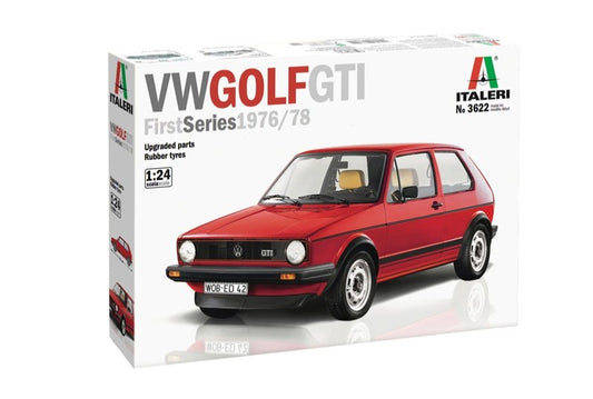ITALERI 1:24 1/24 VW VOLKSWAGEN GOLF GTI RABBIT SCALE MODEL CAR KIT 3622
