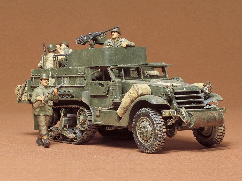 Tamiya Model Kit 1/35 U.S. Armoured Personnel Carrier M3A2 Half-Track 35070
