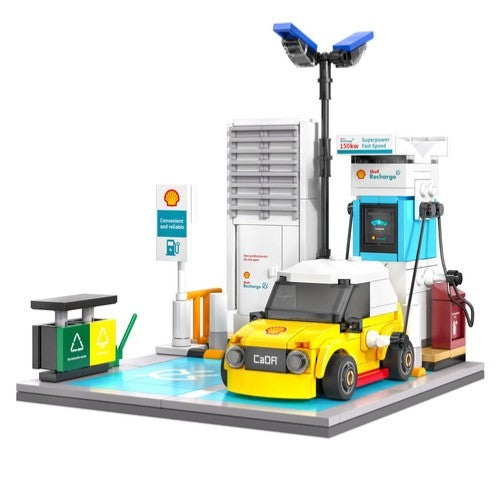 CaDA Building Bricks Shell Charging Station 308 pieces Model kit C66029W