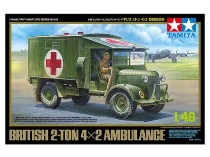 Tamiya 1/48 1:48 1/48 British 2t 4x2 Ambulance SCALE MODEL MILITARY KIT 32605