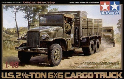 Tamiya 1/48 1:48 US 2.5 TON 6X6 CARGO TRUCK SCALE MODEL MILITARY KIT 32548