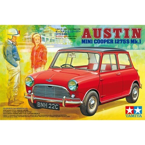 Tamiya Model Kit 1/24 1:24 Austin Mini Cooper red 1275S Mk.I  model kit 24235