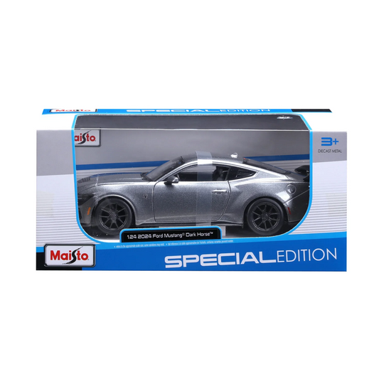 Maisto 1:24 1/24 FORD MUSTANG DARKHORSE 2024 GREY SCALE DIE CAST METAL M32925