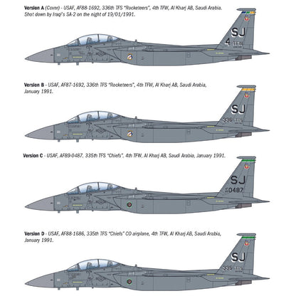 Italeri 90166 McDonnell Douglas F-15E Strike Eagle 1:72 Model Kit 90166
